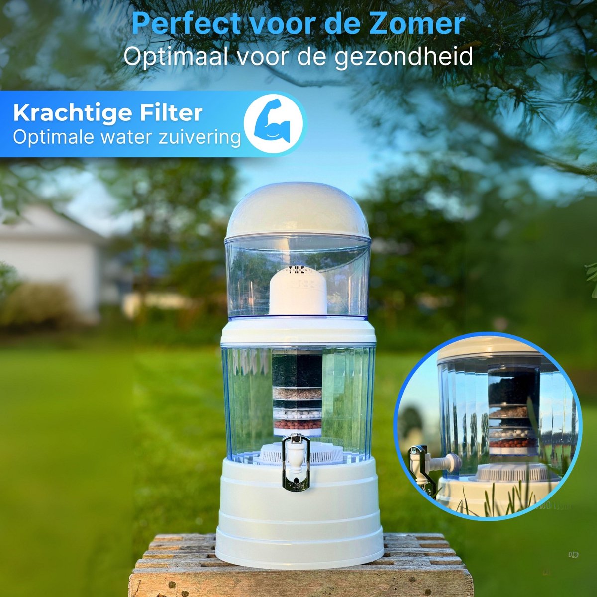 Purion waterzuiveraar voor noodsituaties 14L