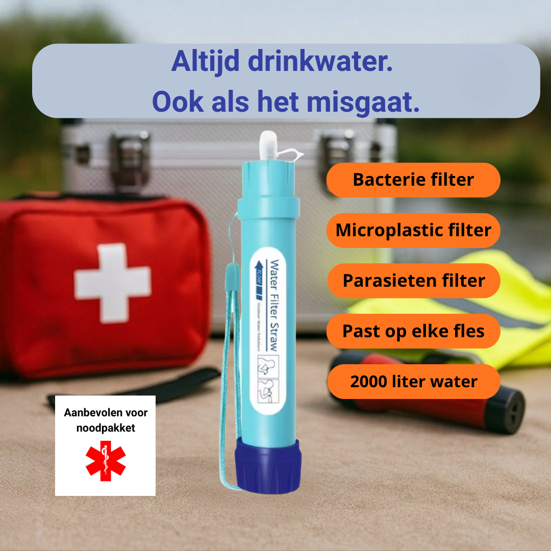 Hydron waterfilter voor noodsituaties