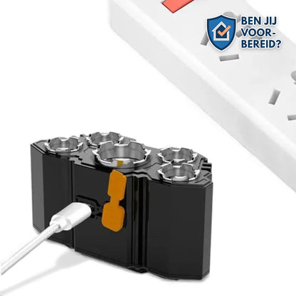 Radiun hoofdlamp voor noodsituaties