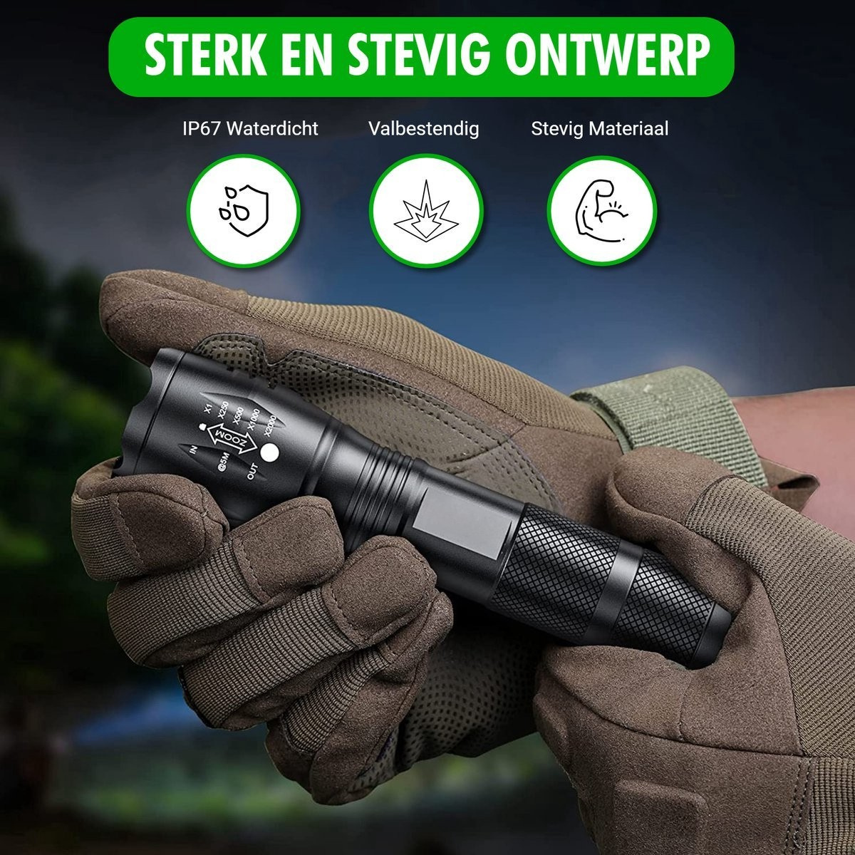 Lumion zaklamp voor noodsituaties