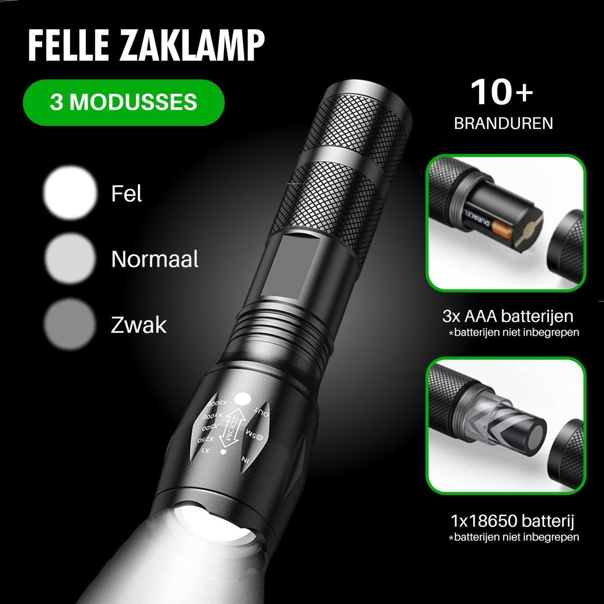 Lumion zaklamp voor noodsituaties