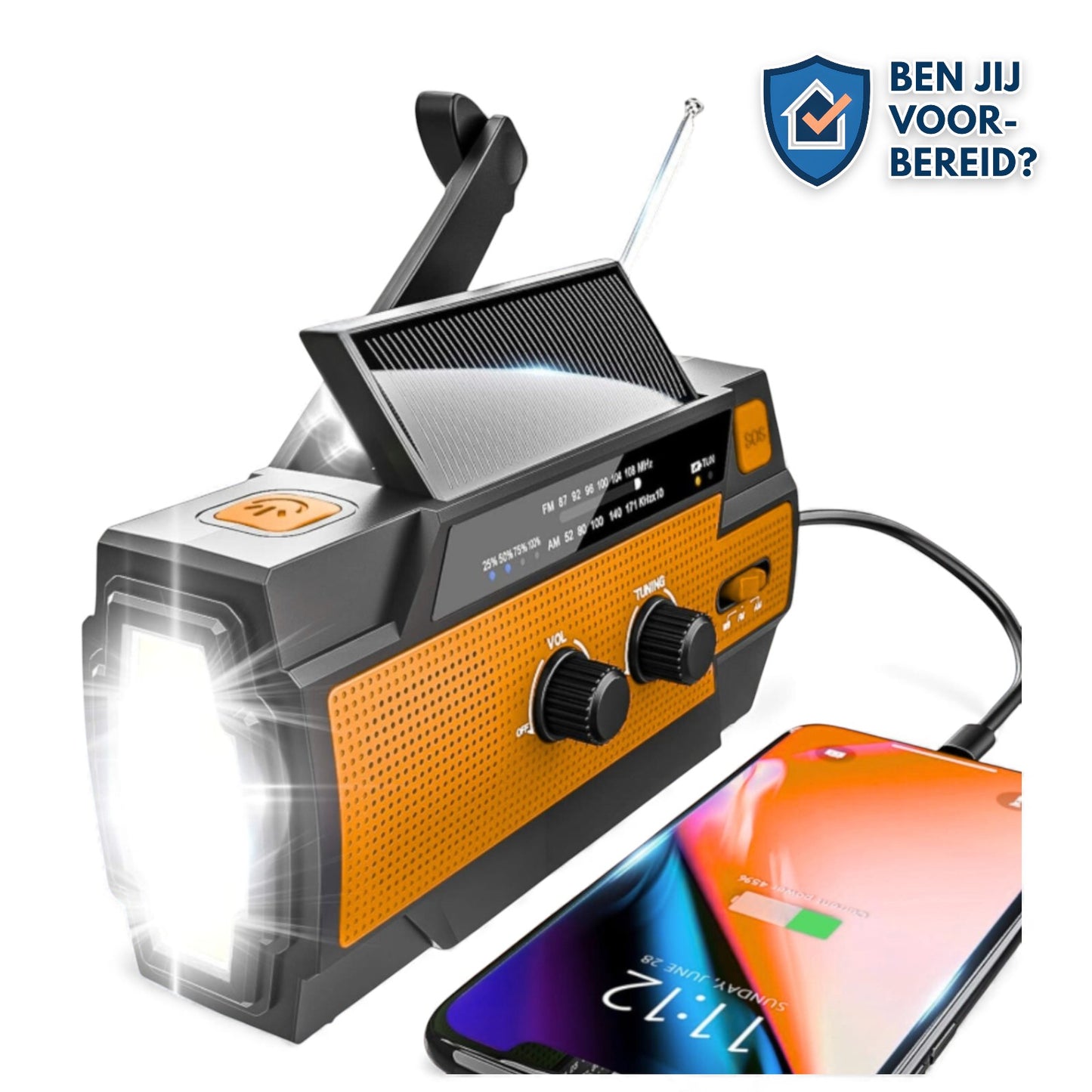 Sentron crisisradio voor noodsituaties