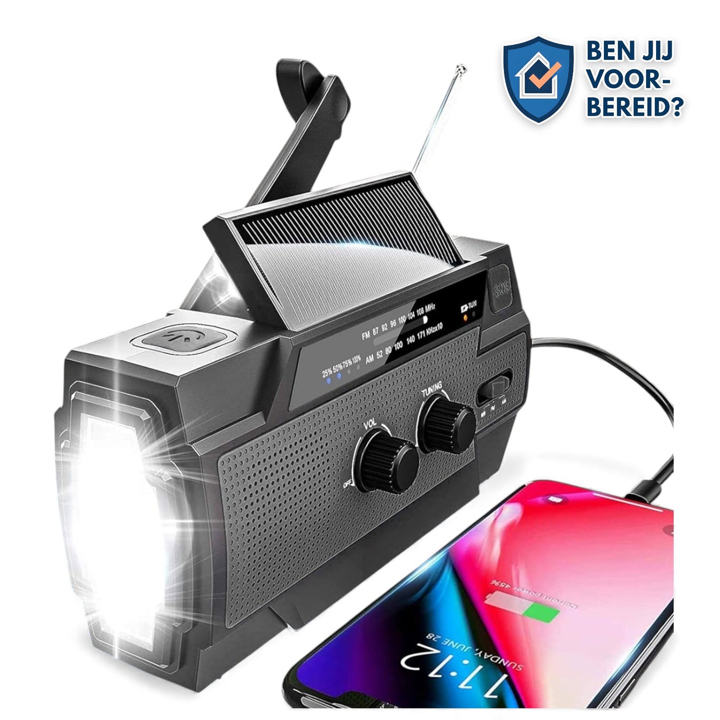 Sentron crisisradio voor noodsituaties