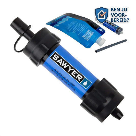 Sawyer waterfilter voor noodsituaties