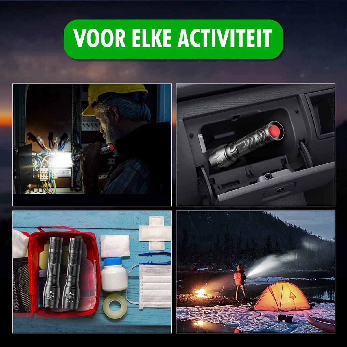 Lumion zaklamp voor noodsituaties